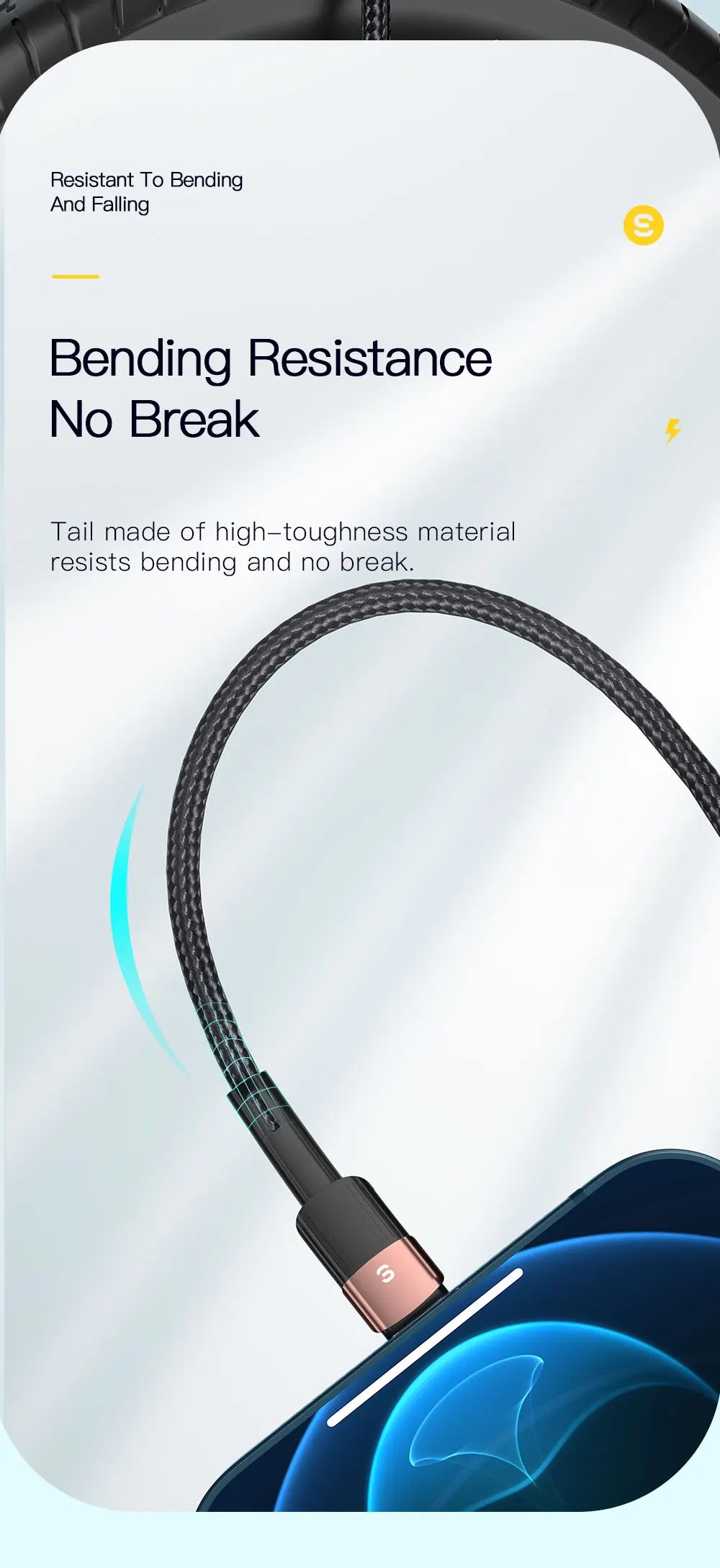 Essager Fast Charging For iPhone Usb Cable 11 12 13 Pro Max Mini Xs Xr X SE 8 7 6 Plus 6s 5 5s 2.4A Wire For iPhone Charger Cord