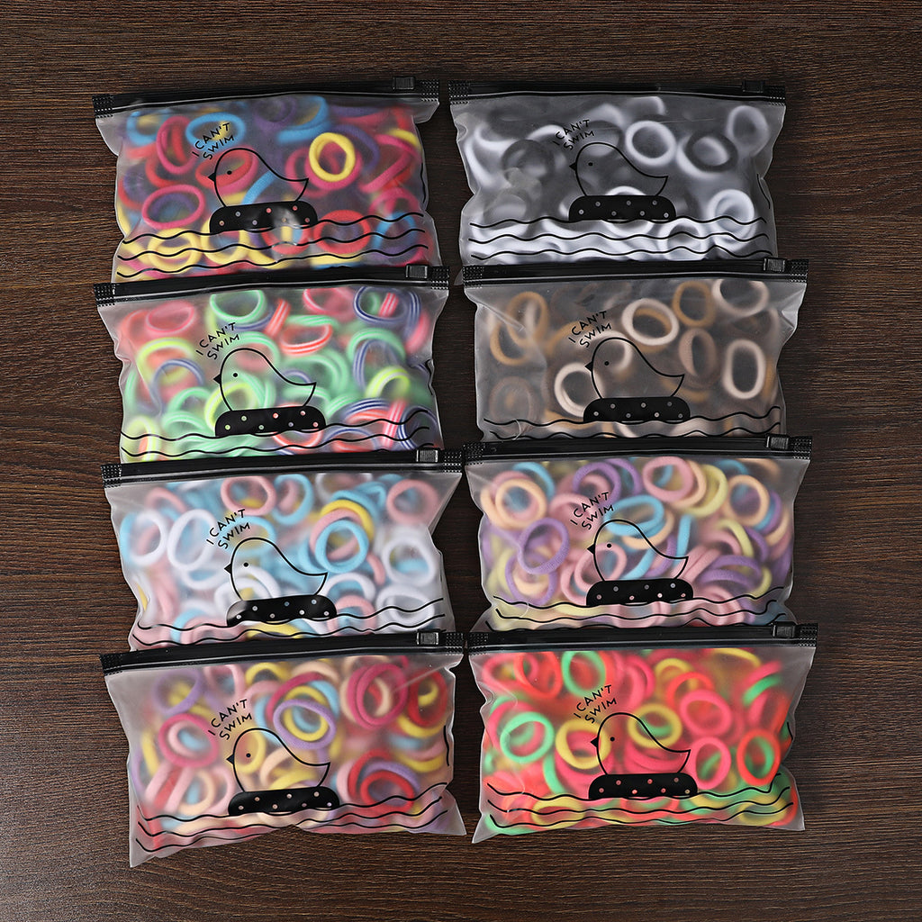 50/100Pcs Hair Bands for Children Colorful Nylon Scrunchie Hair Ties Rubber Band Kids Elastic Hair Leagues Girl Hair Accessories