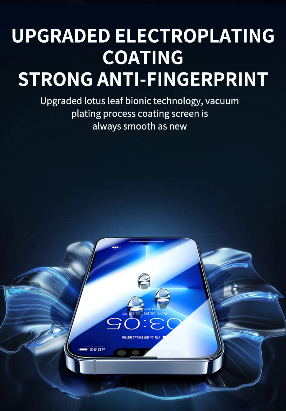 3Pcs Tempered Glass for iPhone 14 13 12 11 15 Pro Max Mini Screen Protector for iPhone 17 XR XS MAX 7 8 Plus 16 Protective Glass